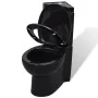 Eck-WC aus schwarzer Keramik von vidaXL, Badezimmer - Ref: Foro24-141134, Preis: 299,38 €, Rabatt: %