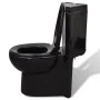 Eck-WC aus schwarzer Keramik von vidaXL, Badezimmer - Ref: Foro24-141134, Preis: 299,38 €, Rabatt: %
