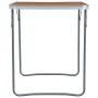 Mesa de camping plegable con estructura metálica 80x60 cm de vidaXL, Mobiliario de camping - Ref: Foro24-48170, Precio: 46,14...