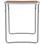 Mesa de camping plegable con estructura metálica 80x60 cm de vidaXL, Mobiliario de camping - Ref: Foro24-48170, Precio: 47,01...