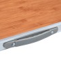 Mesa de camping plegable con estructura metálica 80x60 cm de vidaXL, Mobiliario de camping - Ref: Foro24-48170, Precio: 47,01...