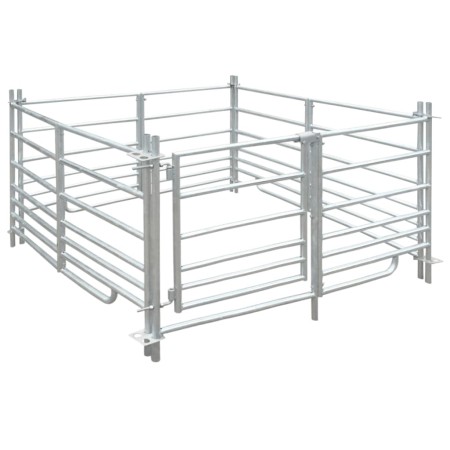 Corral para ovejas de 4 paneles acero galvanizado 137x137x92 cm de vidaXL, Cría de animales - Ref: Foro24-141814, Precio: 298...