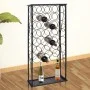 Metal wine rack for 28 bottles by vidaXL, Wine racks - Ref: Foro24-240942, Price: 61,93 €, Discount: %