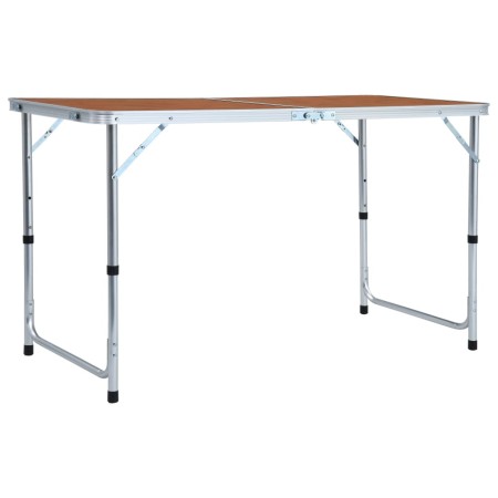 Mesa de camping plegable de aluminio 120x60 cm de vidaXL, Mobiliario de camping - Ref: Foro24-48172, Precio: 56,10 €, Descuen...