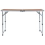 Mesa de camping plegable de aluminio 120x60 cm de vidaXL, Mobiliario de camping - Ref: Foro24-48172, Precio: 56,10 €, Descuen...