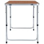 Mesa de camping plegable de aluminio 120x60 cm de vidaXL, Mobiliario de camping - Ref: Foro24-48172, Precio: 56,10 €, Descuen...