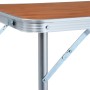 Mesa de camping plegable de aluminio 120x60 cm de vidaXL, Mobiliario de camping - Ref: Foro24-48172, Precio: 56,10 €, Descuen...