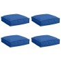 Cojín 4 pcs Azul Royal 40 x 40 x 8 cm Tela Oxford en Decoración | Comprar online en Foru.es