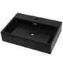 Sink with hole for black ceramic faucet 60.5x42.5x14.5 cm by vidaXL, Sinks - Ref: Foro24-142742, Price: 124,22 €, Discount: %