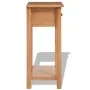 Mesa consola de madera de roble maciza 50x32x75 cm de vidaXL, Mesitas de noche - Ref: Foro24-243932, Precio: 169,36 €, Descue...