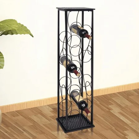 Metal wine rack for 8 bottles by vidaXL, Wine racks - Ref: Foro24-240941, Price: 43,81 €, Discount: %