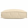 Cojín 6 pcs Beige 40 x 40 x 8 cm Tela Oxford en Decoración | Comprar online en Foru.es
