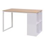Escritorio 120x60x75 cm color roble y blanco de vidaXL, Escritorios - Ref: Foro24-245720, Precio: 166,69 €, Descuento: %