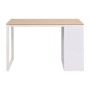 Escritorio 120x60x75 cm color roble y blanco de vidaXL, Escritorios - Ref: Foro24-245720, Precio: 166,69 €, Descuento: %