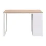 Escritorio 120x60x75 cm color roble y blanco de vidaXL, Escritorios - Ref: Foro24-245720, Precio: 141,23 €, Descuento: %