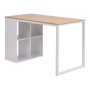 Escritorio 120x60x75 cm color roble y blanco de vidaXL, Escritorios - Ref: Foro24-245720, Precio: 166,69 €, Descuento: %