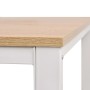 Escritorio 120x60x75 cm color roble y blanco de vidaXL, Escritorios - Ref: Foro24-245720, Precio: 166,69 €, Descuento: %