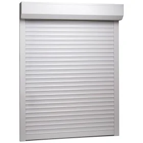Persiana de aluminio blanca 130x140 cm de vidaXL, Contraventanas - Ref: Foro24-144973, Precio: 252,62 €, Descuento: %