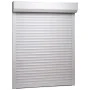 Persiana de aluminio blanca 130x140 cm de vidaXL, Contraventanas - Ref: Foro24-144973, Precio: 252,62 €, Descuento: %
