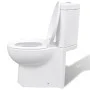 Inodoro WC de esquina cerámica blanco de vidaXL, Baños - Ref: Foro24-141133, Precio: 258,84 €, Descuento: %