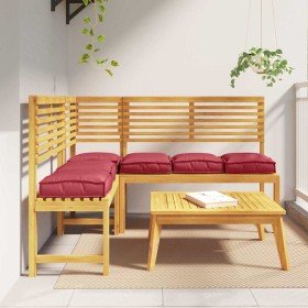 Cojín 6 pcs Rojo vino 40 x 40 x 8 cm Tela Oxford en Decoración | Comprar online en Foru.es