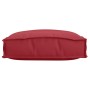 Cojín 6 pcs Rojo vino 40 x 40 x 8 cm Tela Oxford en Decoración | Comprar online en Foru.es