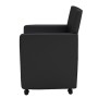 Sillas de comedor 6 unidades cuero sintético negro de vidaXL, Sillas de comedor - Ref: Foro24-160184, Precio: 898,01 €, Descu...