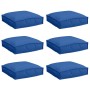 Cojín 6 pcs Azul Royal 40 x 40 x 8 cm Tela Oxford en Decoración | Comprar online en Foru.es