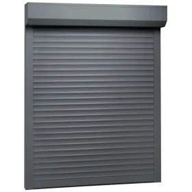 Persiana de aluminio gris antracita 110x130 cm de vidaXL, Contraventanas - Ref: Foro24-144982, Precio: 211,10 €, Descuento: %