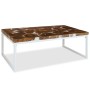 Mesa de centro de resina de teca 110x60x40 cm de vidaXL, Mesas de centro - Ref: Foro24-244553, Precio: 145,13 €, Descuento: %