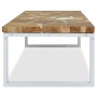 Mesa de centro de resina de teca 110x60x40 cm de vidaXL, Mesas de centro - Ref: Foro24-244553, Precio: 145,13 €, Descuento: %