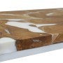 Mesa de centro de resina de teca 110x60x40 cm de vidaXL, Mesas de centro - Ref: Foro24-244553, Precio: 145,13 €, Descuento: %