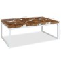 Mesa de centro de resina de teca 110x60x40 cm de vidaXL, Mesas de centro - Ref: Foro24-244553, Precio: 145,13 €, Descuento: %