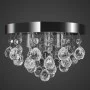 Lámpara de techo de cristal diseño cromado de vidaXL, Lámparas - Ref: Foro24-240688, Precio: 39,93 €, Descuento: %