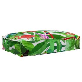 Cojín Floral Multicolor 60 x 40 x 8 cm Tela Oxford en Decoración | Comprar online en Foru.es