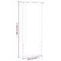 Toldo pantalla para balcón tela oxford verde claro 100x240 cm de vidaXL, Sombrillas - Ref: Foro24-148514, Precio: 22,71 €, De...