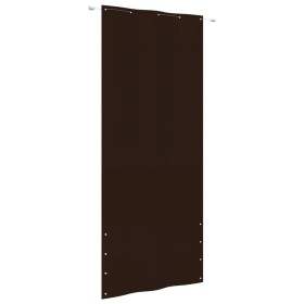 Toldo pantalla para balcón tela oxford marrón 100x240 cm de vidaXL, Sombrillas - Ref: Foro24-148559, Precio: 28,10 €, Descuen...