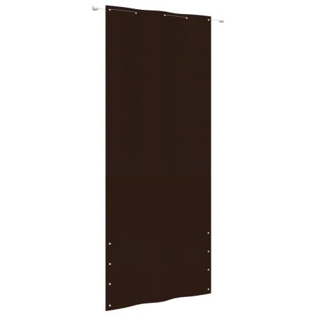 Toldo pantalla para balcón tela oxford marrón 100x240 cm de vidaXL, Sombrillas - Ref: Foro24-148559, Precio: 28,10 €, Descuen...
