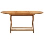 Mesa de jardín plegable madera maciza de acacia 160x85x75 cm de vidaXL, Mesas de jardín - Ref: Foro24-313324, Precio: 193,38 ...