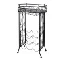 Metal wine rack with glass holders for 9 bottles by vidaXL, Wine racks - Ref: Foro24-240940, Price: 58,73 €, Discount: %