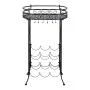 Metal wine rack with glass holders for 9 bottles by vidaXL, Wine racks - Ref: Foro24-240940, Price: 58,73 €, Discount: %
