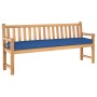 Cojín para palet Azul Royal 200 x 40 x 8 cm Tela Oxford en Decoración | Comprar online en Foru.es