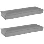 Juego de Cojines para Palets 2 pcs Gris 120 x 40 x 8 cm en Decoración | Comprar online en Foru.es