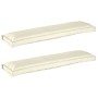 Juego de Cojines para Palets 2 pcs Crema 150 x 40 x 8 cm en Decoración | Comprar online en Foru.es
