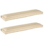 Juego de Cojines para Palets 2 pcs Beige 150 x 40 x 8 cm en Decoración | Comprar online en Foru.es
