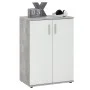 FMD Armario/baúl con 2 puertas blanco y gris de FMD, Armarios roperos - Ref: Foro24-428684, Precio: 124,61 €, Descuento: %