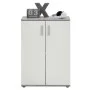 FMD Armario/baúl con 2 puertas blanco y gris de FMD, Armarios roperos - Ref: Foro24-428684, Precio: 124,61 €, Descuento: %
