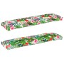 Juego de Cojines para Palets Floral 2 pcs Jungla tropical en Decoración | Comprar online en Foru.es