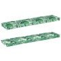 Juego de Cojines para Palets Floral 2 pcs Patrón de hoja en Decoración | Comprar online en Foru.es