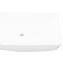 Lavabo lujoso rectangular ceráminca blanco 71x39 cm de vidaXL, Lavabos - Ref: Foro24-140691, Precio: 108,85 €, Descuento: %